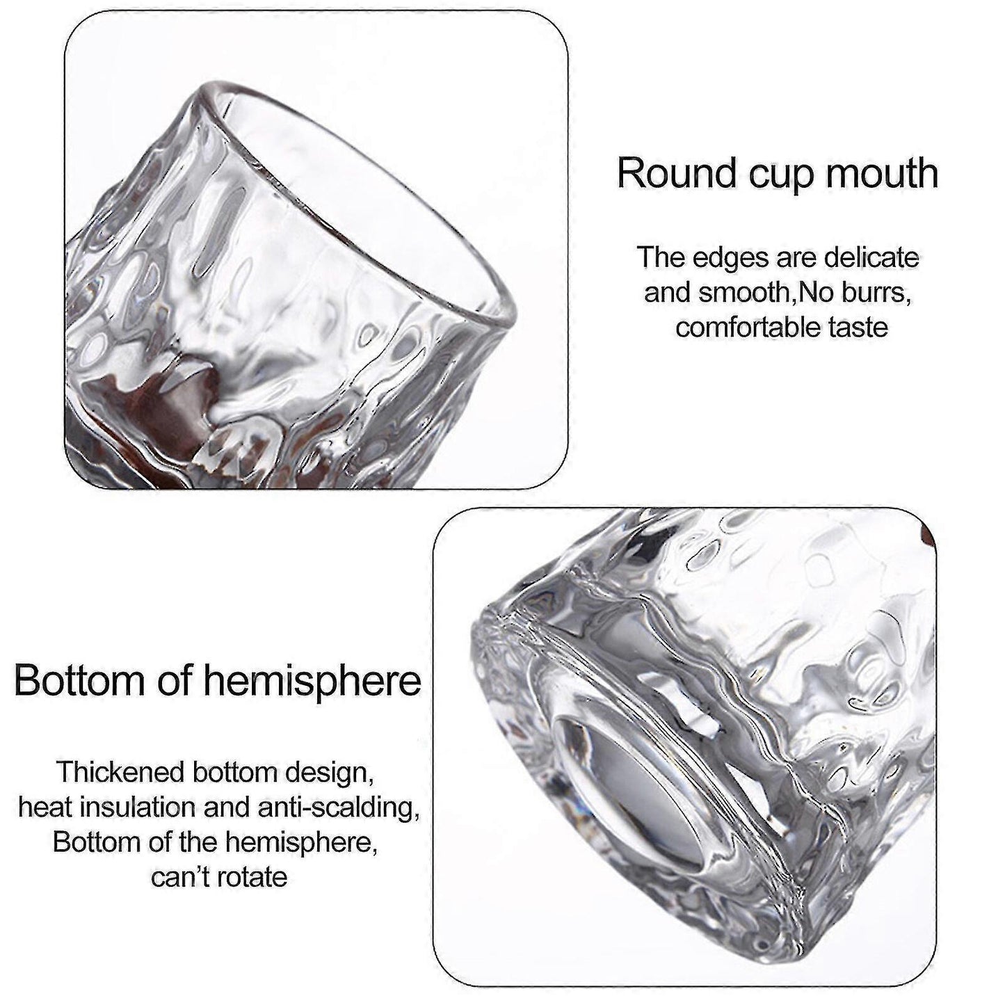 Nordic Rotatable Whiskey Glass - Set of 6