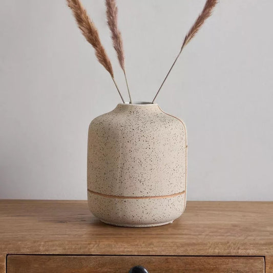 Sand Textured Ceramic Vase