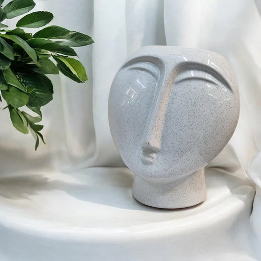 Face Abstract Ceramic Vases
