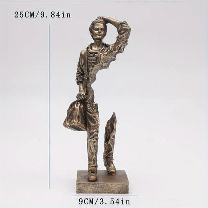Vintage Traveler Sculpture