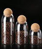 Glass Storage Jars with Cork Lid – Set of 3