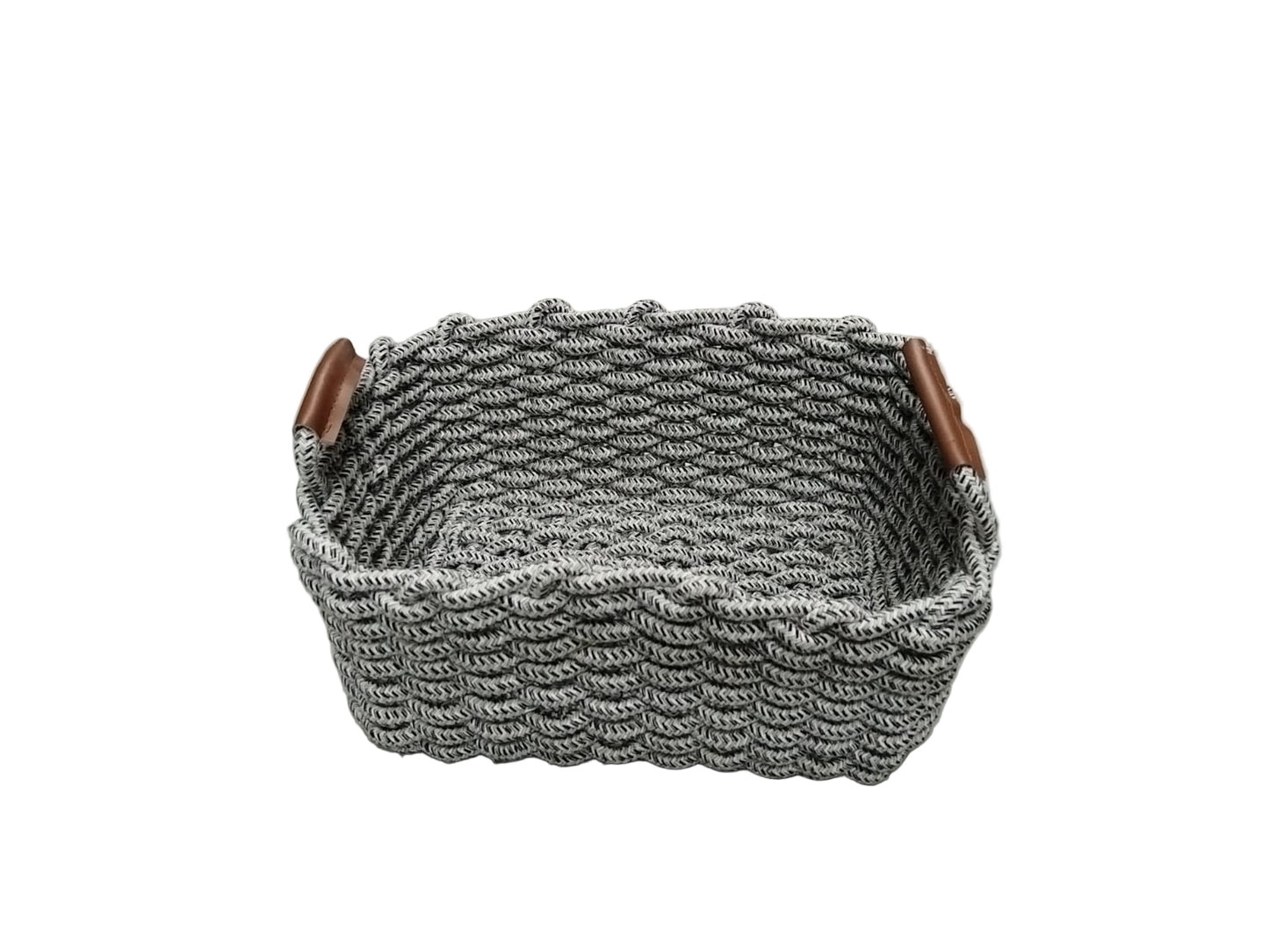 Chunky Woven Rope Storage Basket - 2 Basket Set