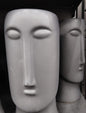 Ceramic Long Face Vases